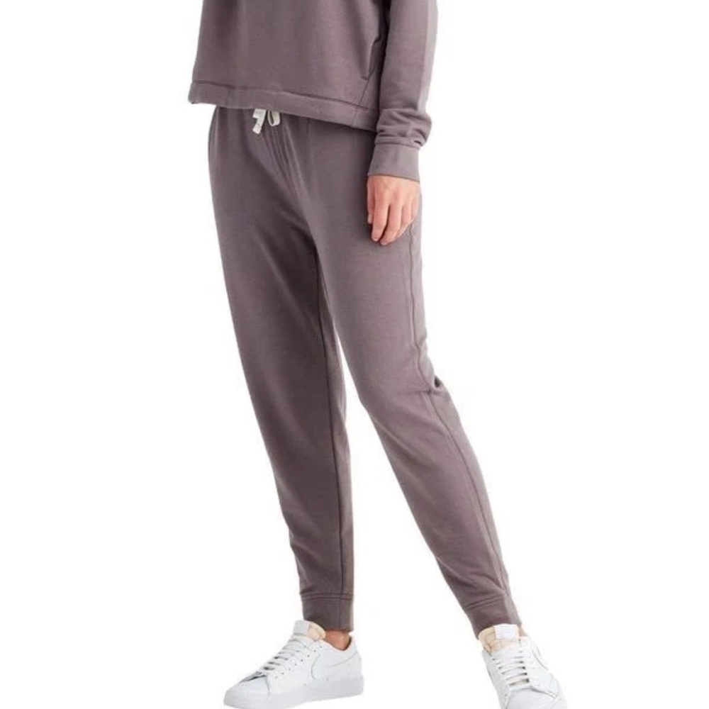 Free Fly Bamboo Fleece Jogger Women's Casual Pants Purple Peak L